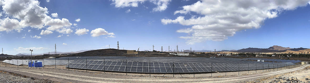 Photovoltaik Kraftwerk Fuerteventura.