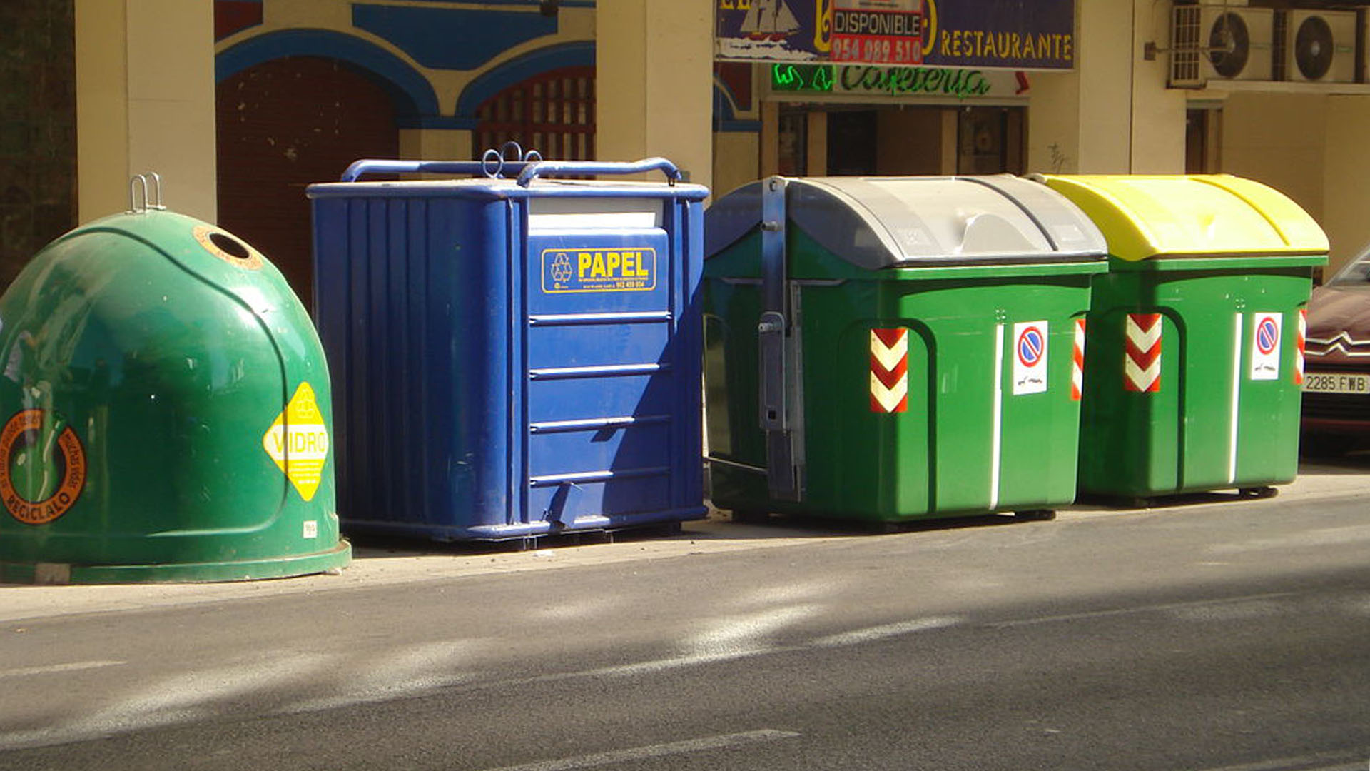 Müllentsorgung auf Fuerteventura – der "punto limpio".
