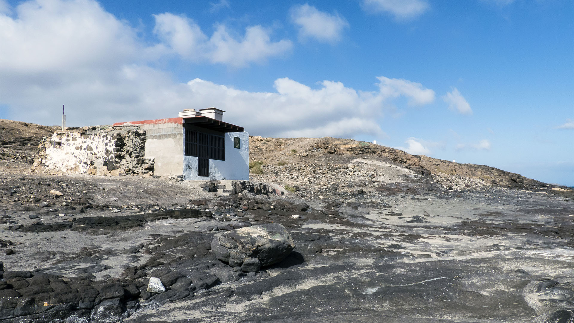 Die Strände Fuerteventuras: Casas de Cueva de la Negra.