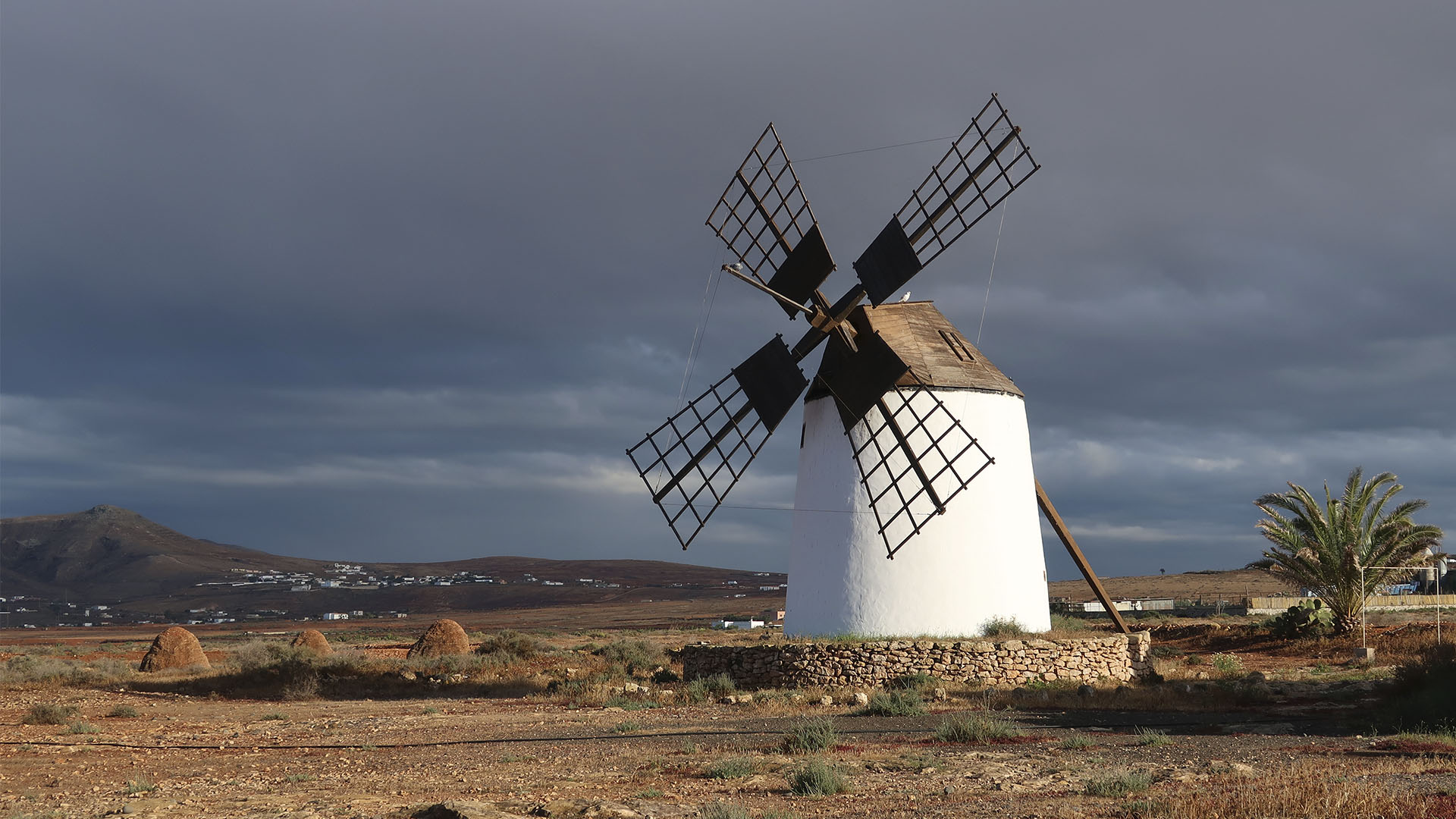 Windmühle Valle de Santa Inés Fuerteventura.
