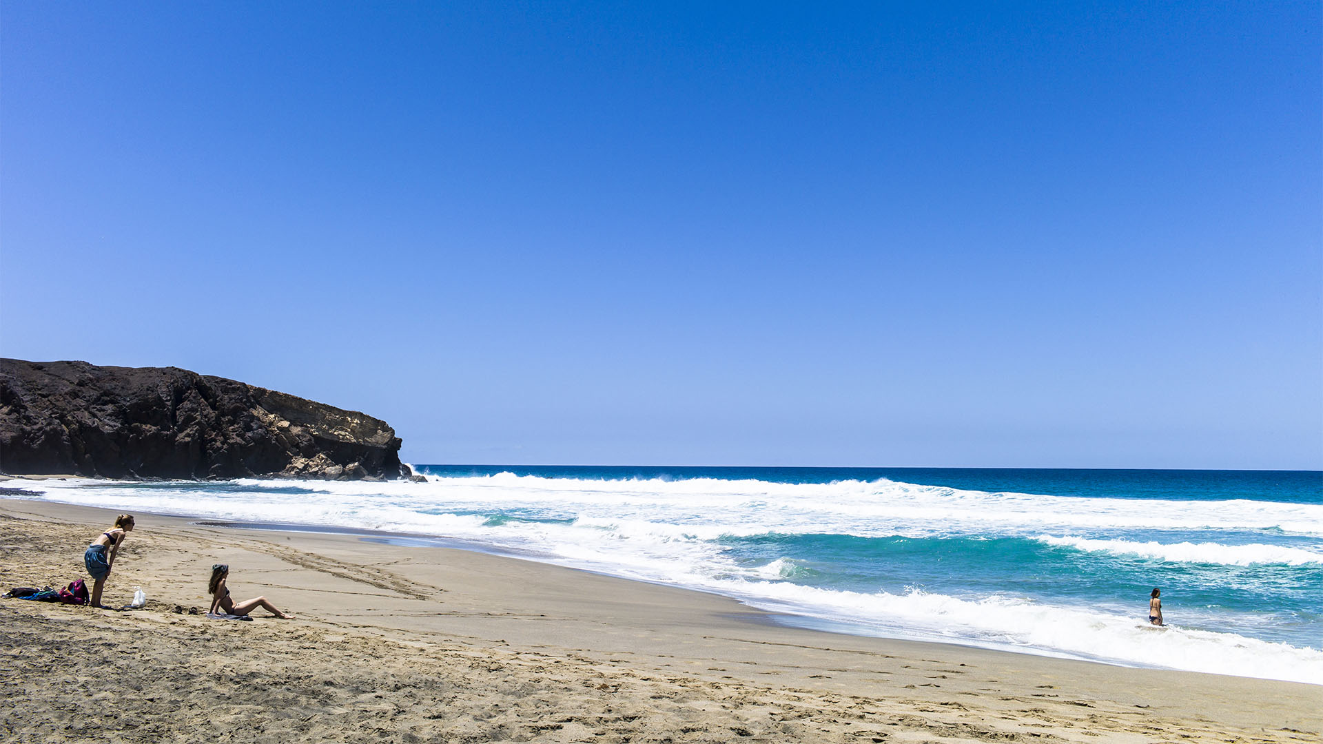 Fuerteventura Inselrundfahrt Südschleife – La Pared Playa del Viejo Rey.