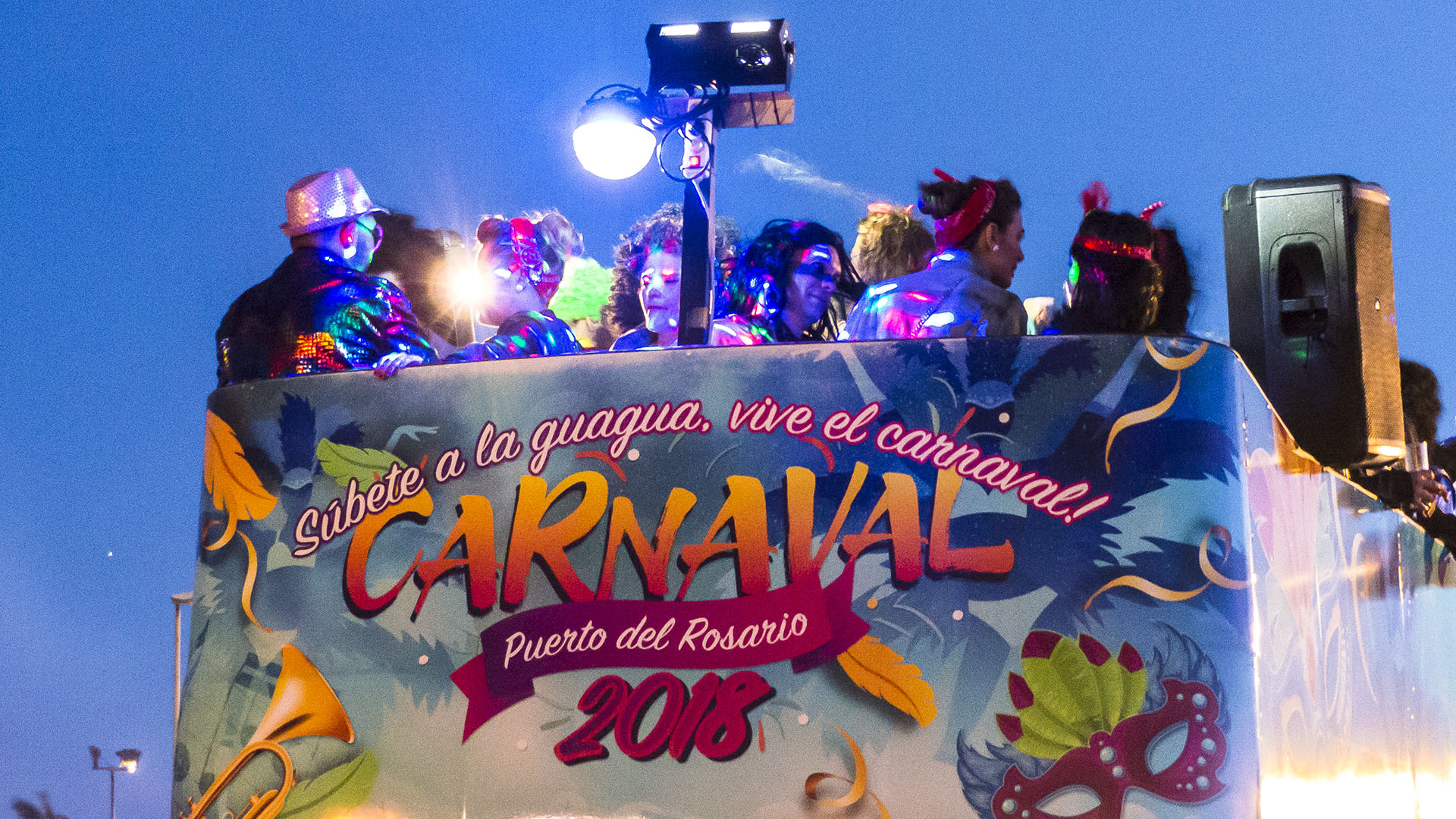 Karneval in Corralejo auf Fuerteventura.