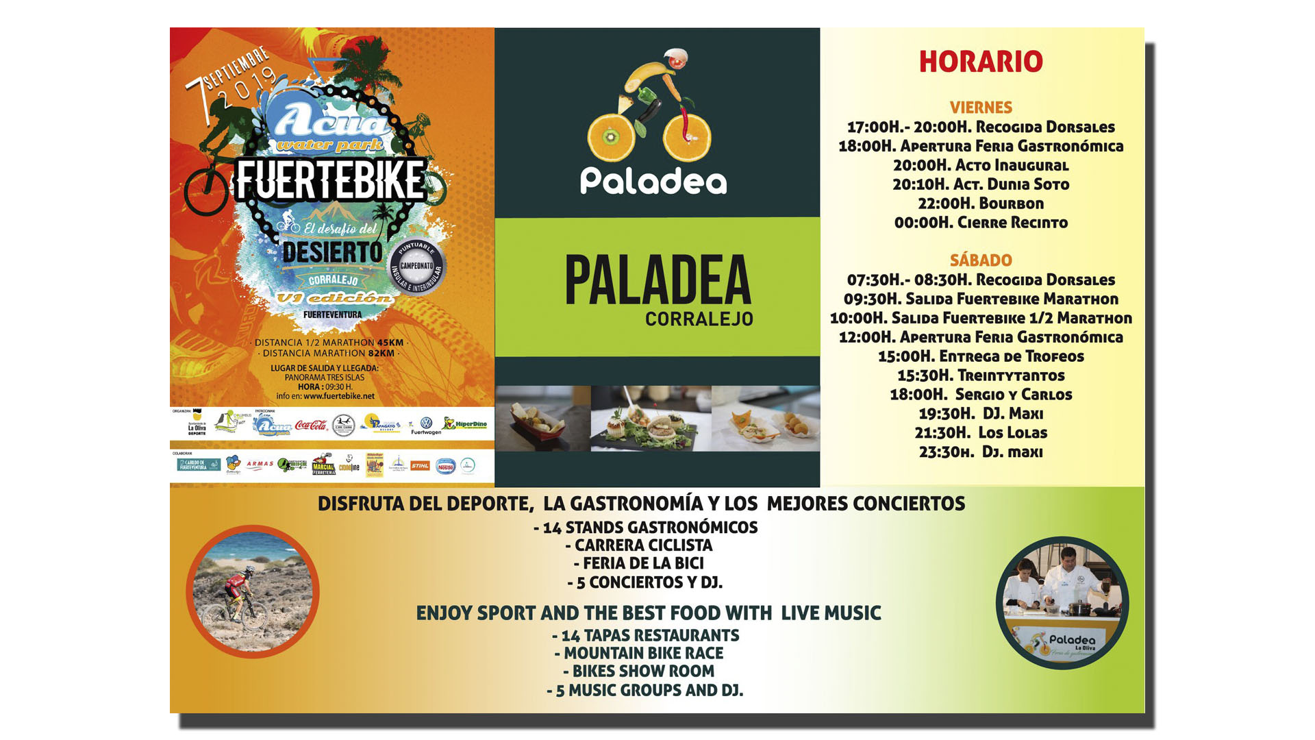Programm Fuertebike 2019 Corralejo Fuerteventura.