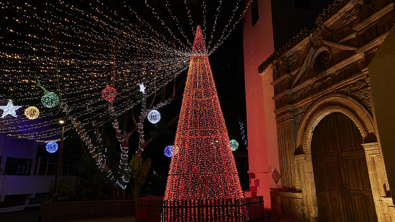 Das weihnachtliche Pájara auf Fuerteventura am 7. Dezember 2023.