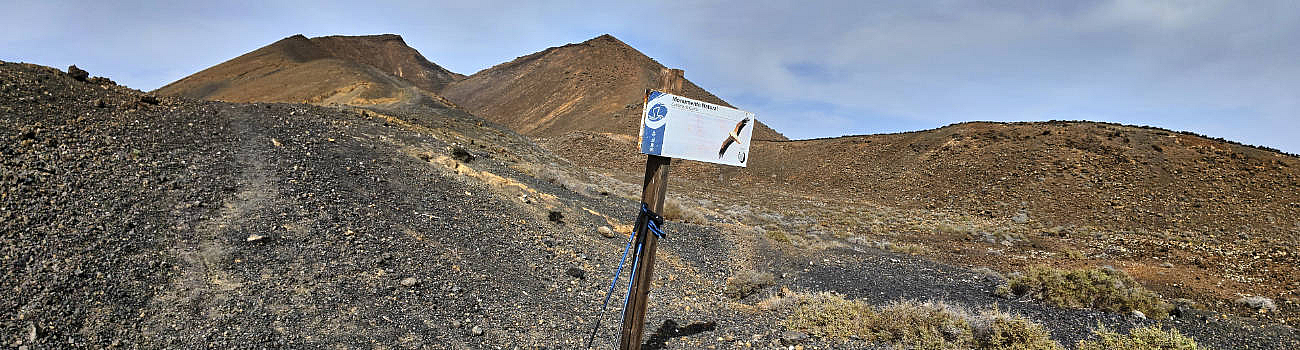 Wandern Fuerteventura – zum Monumento Natural Caldera de Gairía.