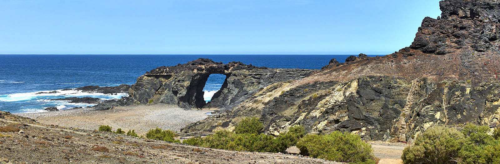 Arco del Jurado aka. Peña Horadada Ajuy Fuerteventura.