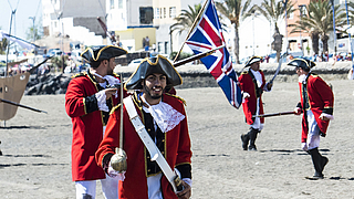 Fiesta San Miguel Arcángel und Las Batallas El Cuchillete y Tamasite in Tuineje und Gran Tarajal 2023.