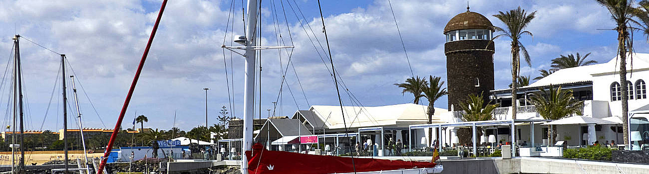 Der Hafen von Caleta de Fuste Fuerteventura.