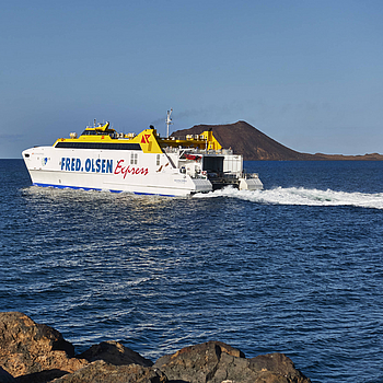 Fred. Olsen Express zwischen Fuerteventura und Lanzarote.