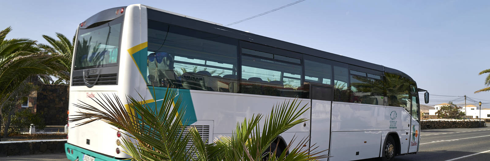 Tiadhe Bus in der Gemeinde La Oliva Fuerteventura.
