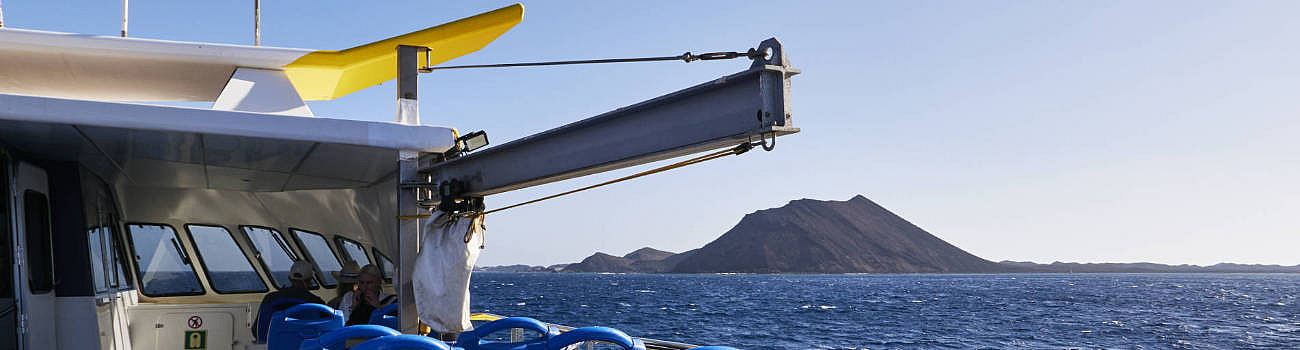 Isla de Lobos gesehen vom Buganvilla Express Fred.Olsen.