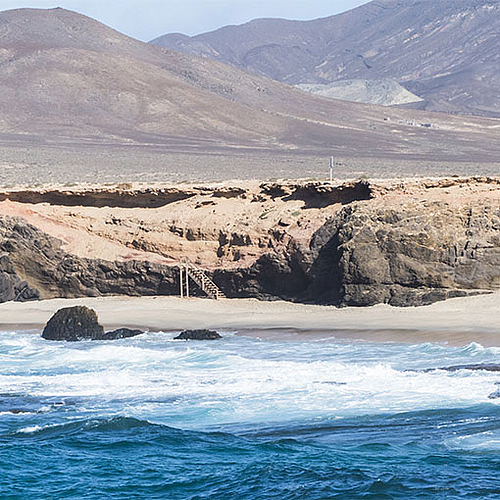 Der Playa de los Ojos Jandía Fuerteventura.