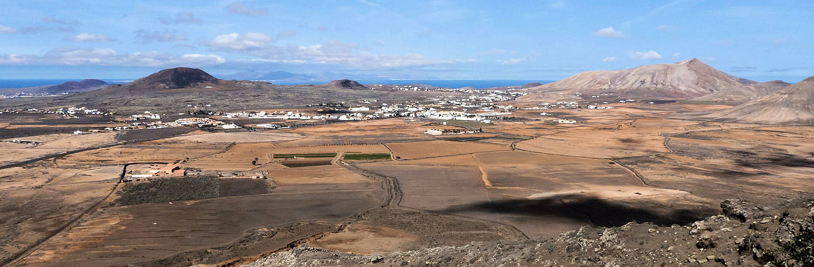 Spektakuläre Aussicht – Blick von der Fuente de Tababaire über den Nordwesten von Fuerteventura.