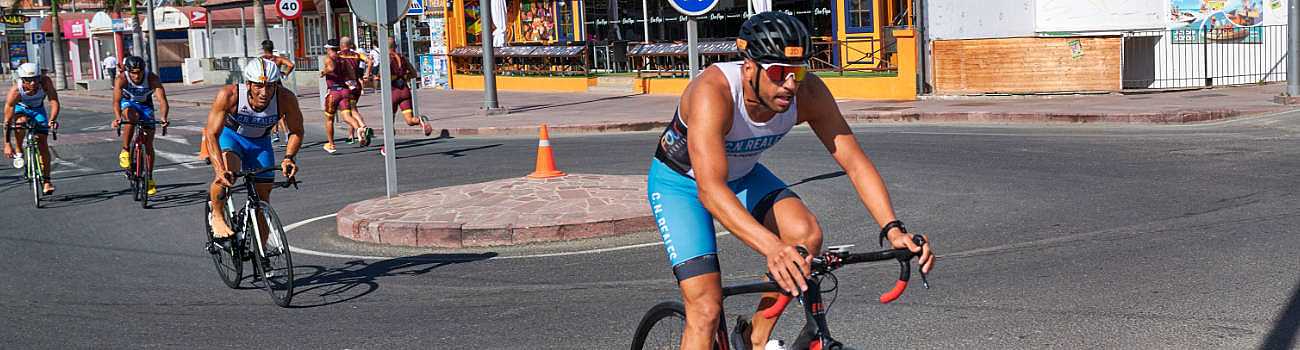 Sportveranstaltungen auf Fuerteventura: Triathlon Tri Corralejo Grandes Playas im Corralejo Fuerteventura.