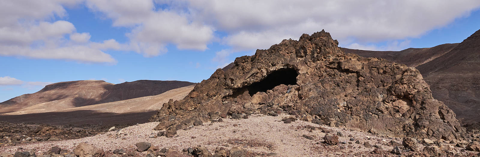 Die Majorero Siedlung Los Toneles im Valle de la Cueva, Fuerteventura.