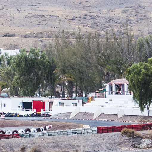 Carting auf Fuerteventura.