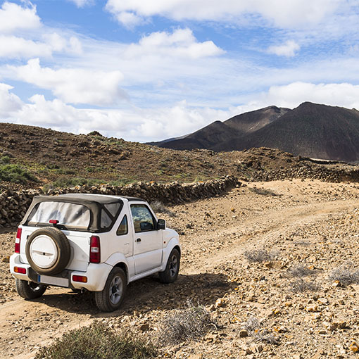 Rund um den Vulkan La Calderia de Gairía Fuerteventura.