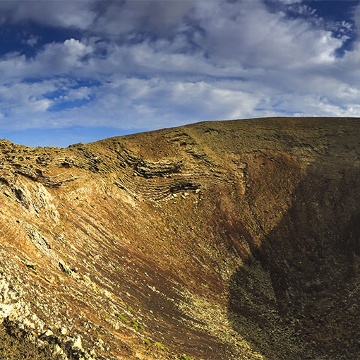 Vulkan mit Aussicht bei Lajares: Calderón Hondo.