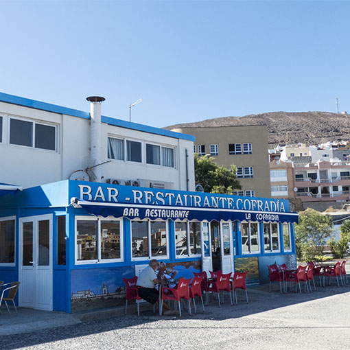 Fischessen in der Cofradía de Gran Tarajal Fuerteventura.