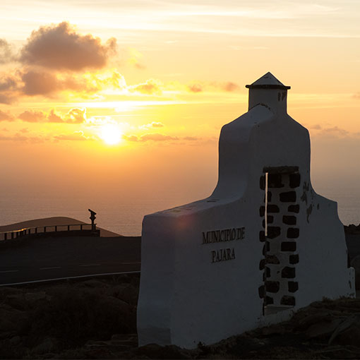 Sonnenuntergang auf den Mirador de Fénduca.