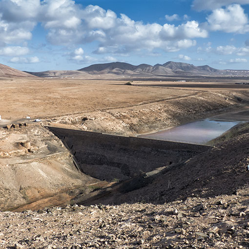 Embalse de Los Molinos Fuerteventura.