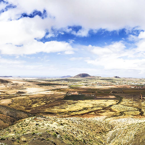 Fuente de Tababaire über La Oliva Fuerteventura.