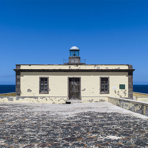 Leuchtturm Faro Martiño Isla de Lobos Fuerteventura.