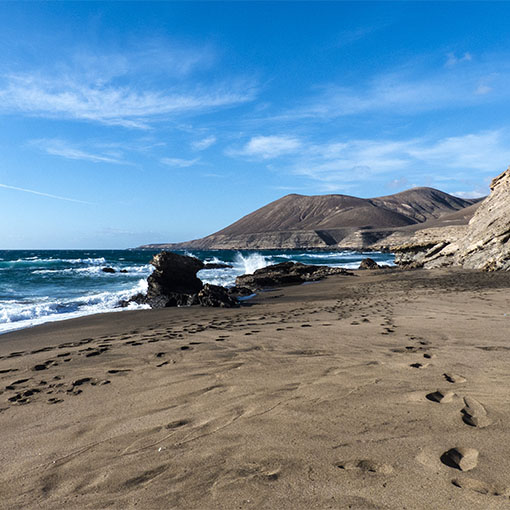 Zum "geheimen Strand" – den Playa de la Solapa geniessen.