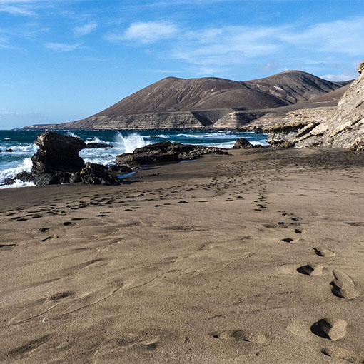 Zum "heimlichen" Strand – zum Playa de la Solapa.