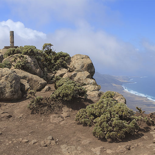 Der höchste Berg Fuerteventuras Pico de la Zarza Jandía.