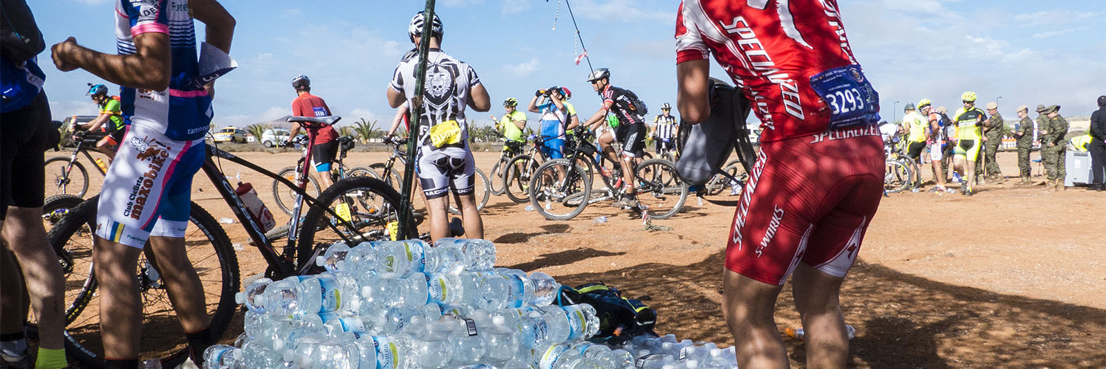 Triathlon, Radfahren + Laufen auf Fuerteventura.