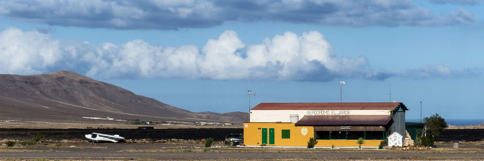 Das Aerodrom von Tiscamanita Fuerteventura.