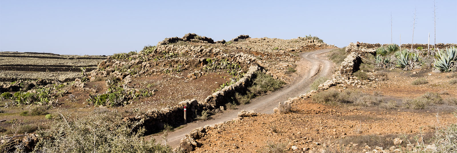 Wandern + Trekking auf Fuerteventura: Über den GR 131 von Villaverde nach Lajares.