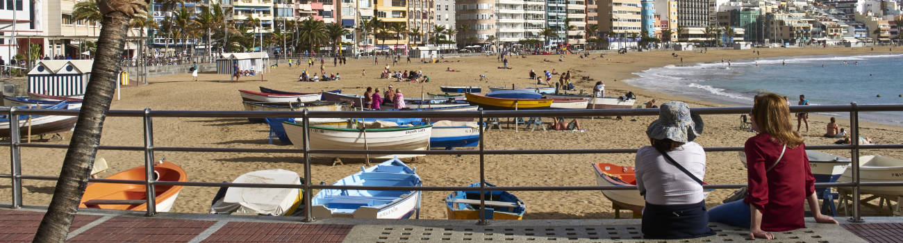 Playa de las Canteras Las Palmas de Gran Canaria.