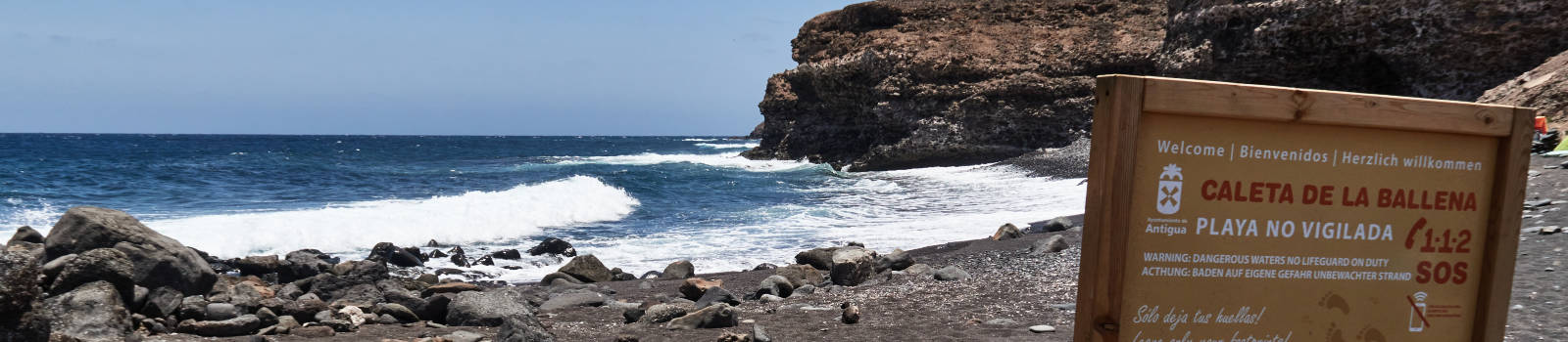 Caleta de la Ballena Pozo Negro Fuerteventura.