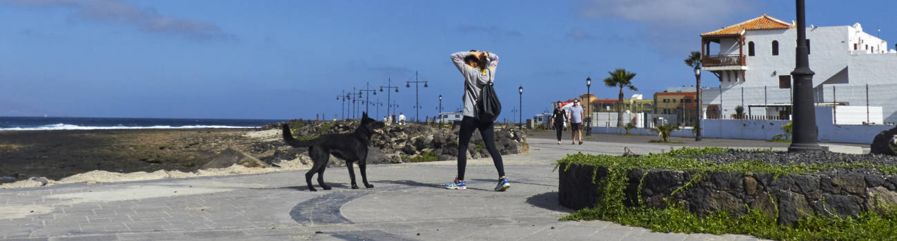 Paseo El Charco de Bristol Corralejo Fuerteventura.