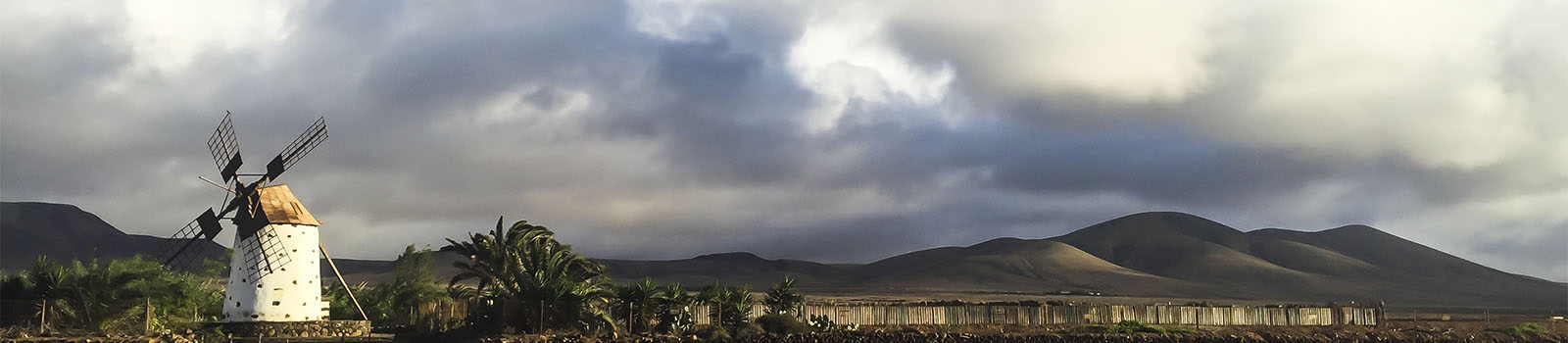 Die Windmühle von El Roque Fuerteventura.