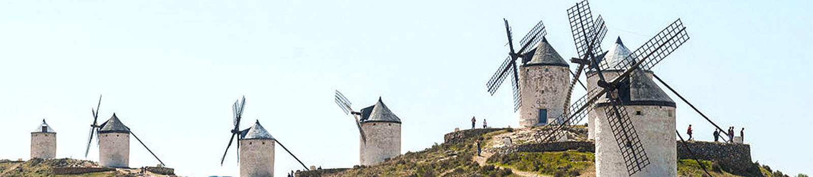 "La Mancha" – die Windmühlen von Consuegra nahe Toledo.