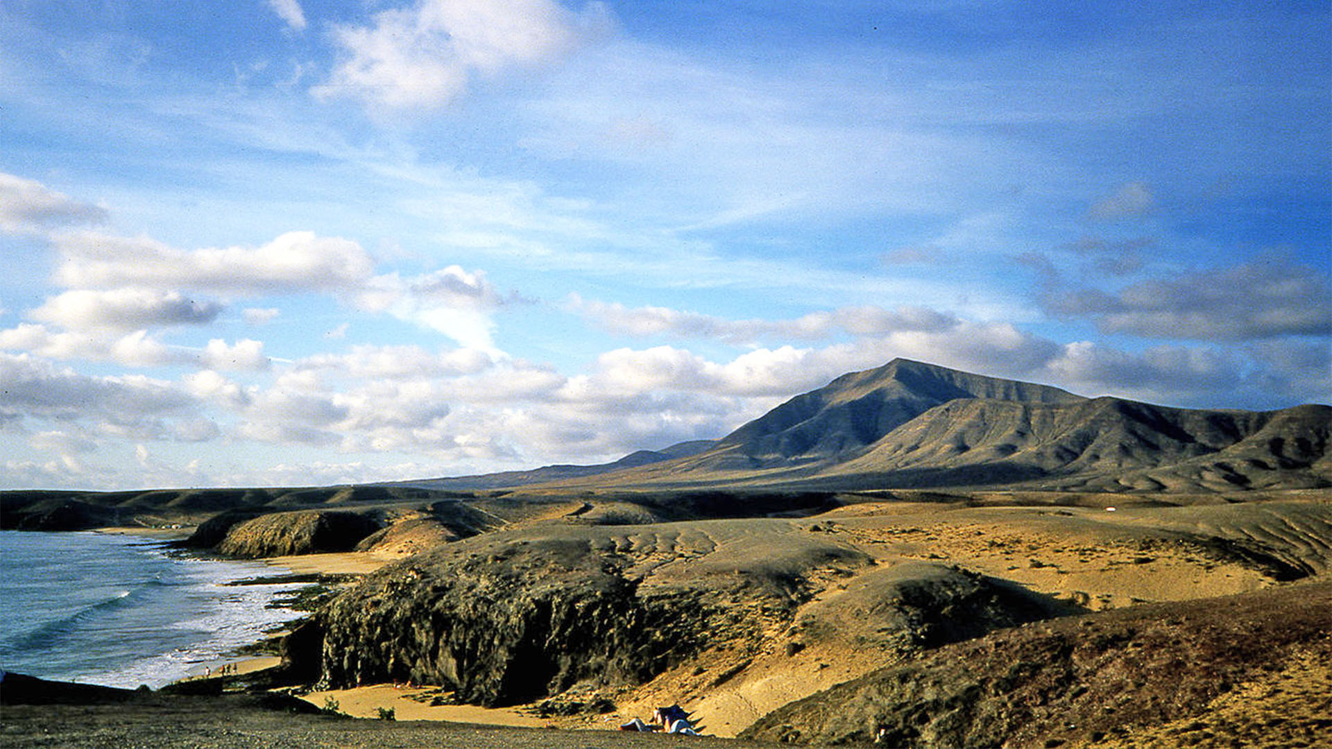 Rubicón und der Papagayo Strand auf Lanzarote.