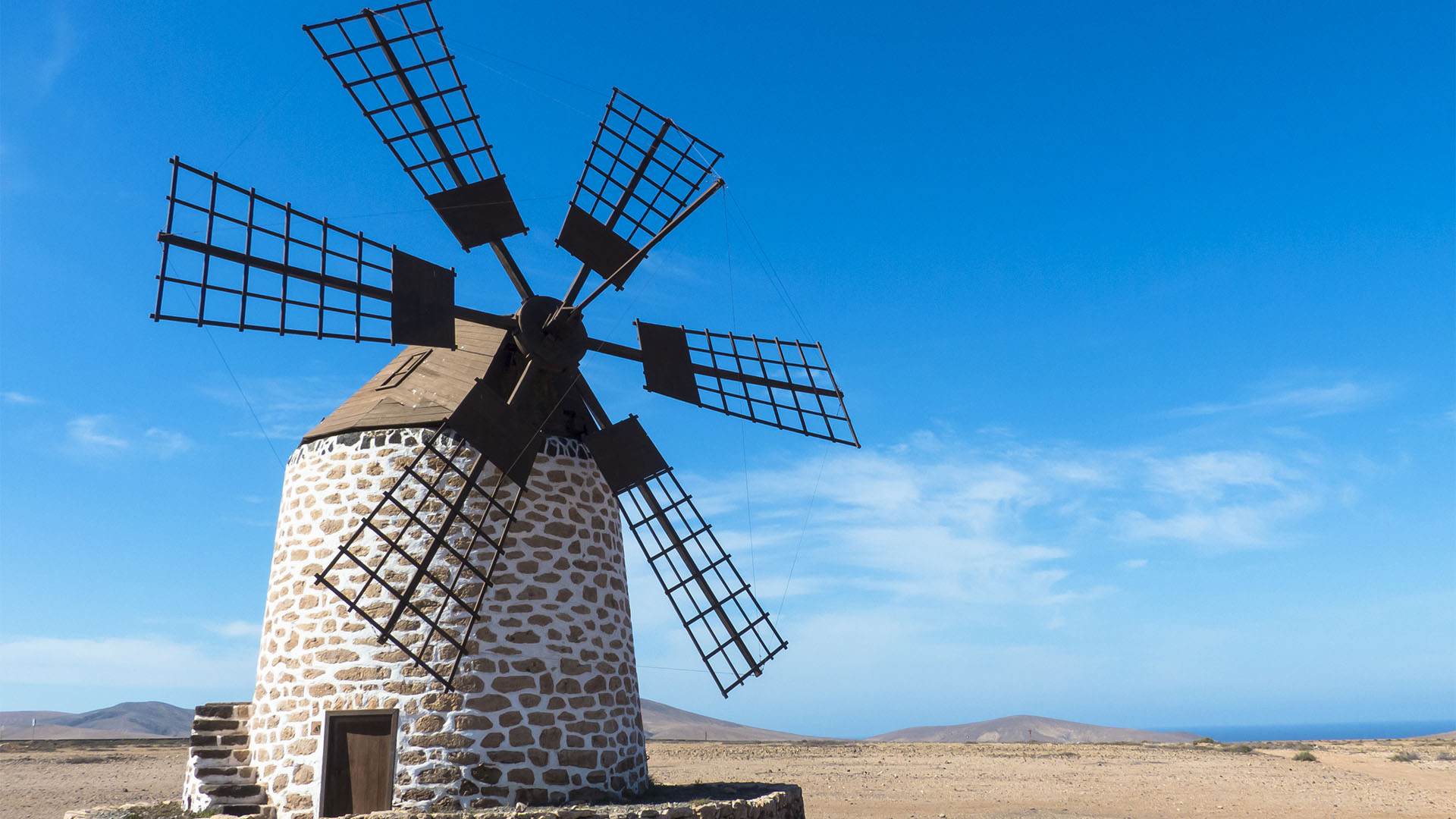 Windmühlen – wurden erst spät auf Fuerteventura genutzt.