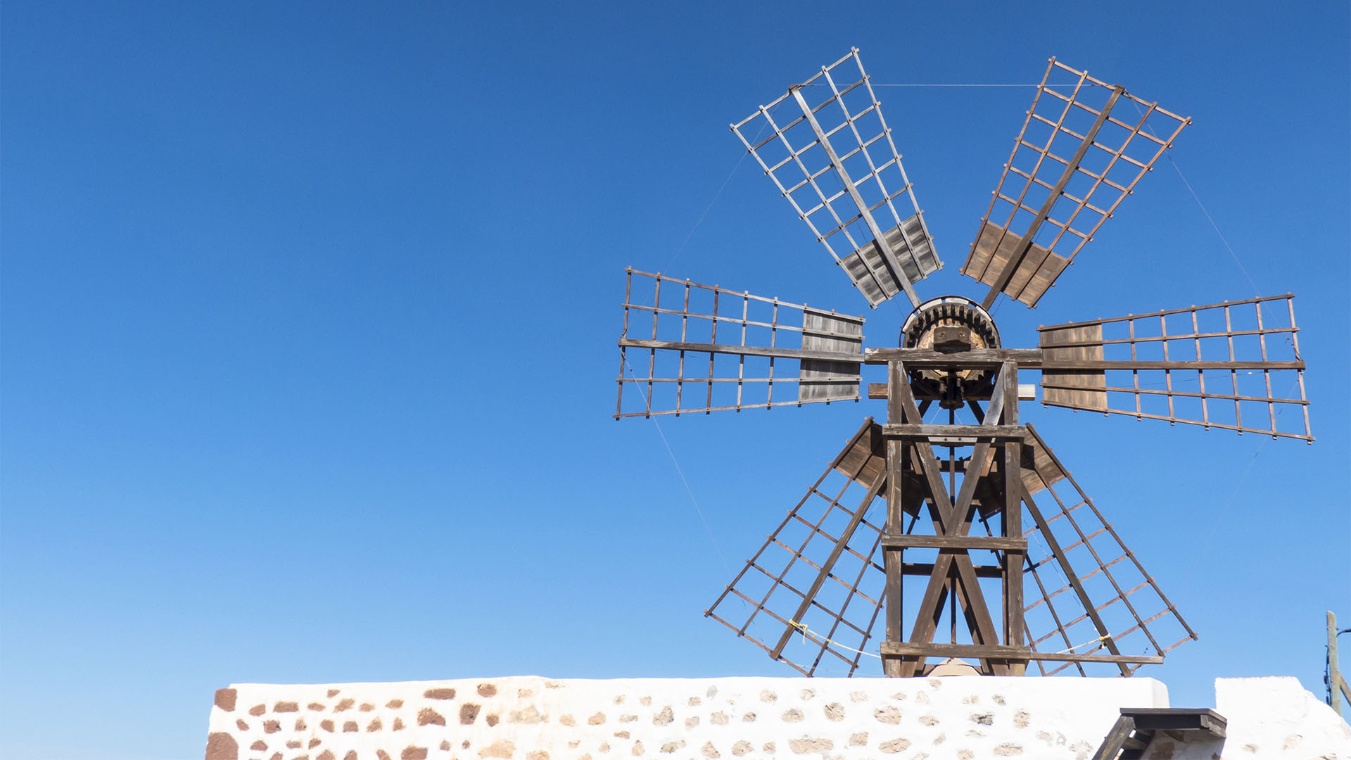 Windmühlen – wurden erst spät auf Fuerteventura genutzt.