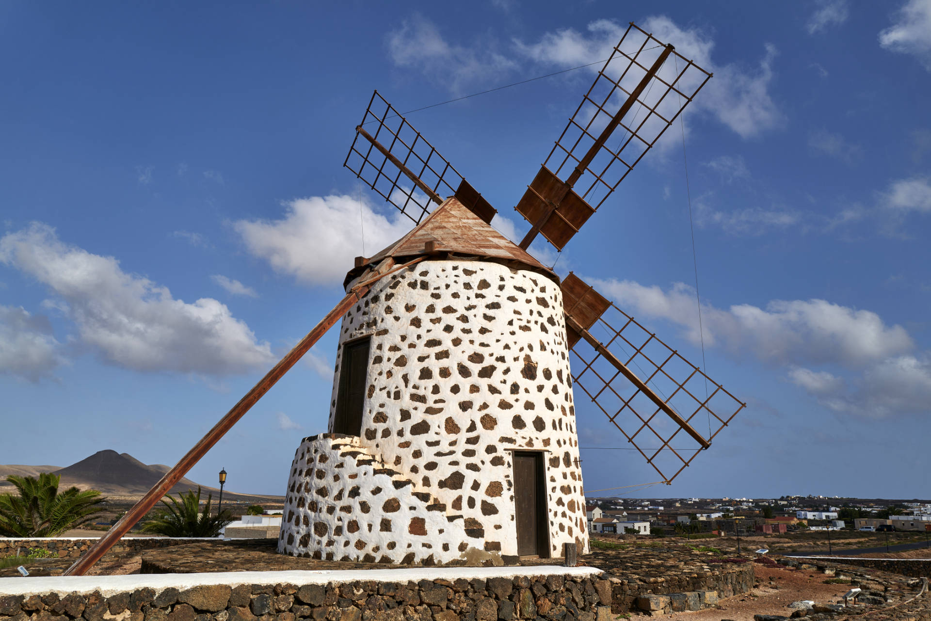 Die Windmühlen vom Lajares Fuerteventura.