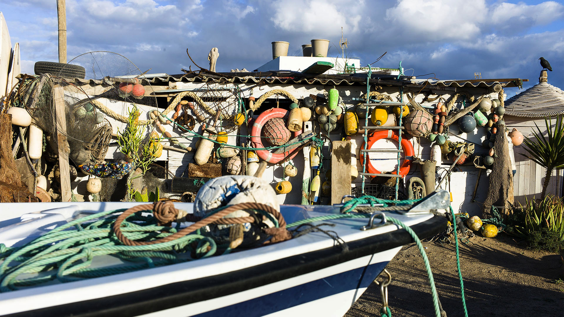 Fischereiindustrie, Konservenindustrie, Salinen Salzgewinnung auf Fuerteventura.