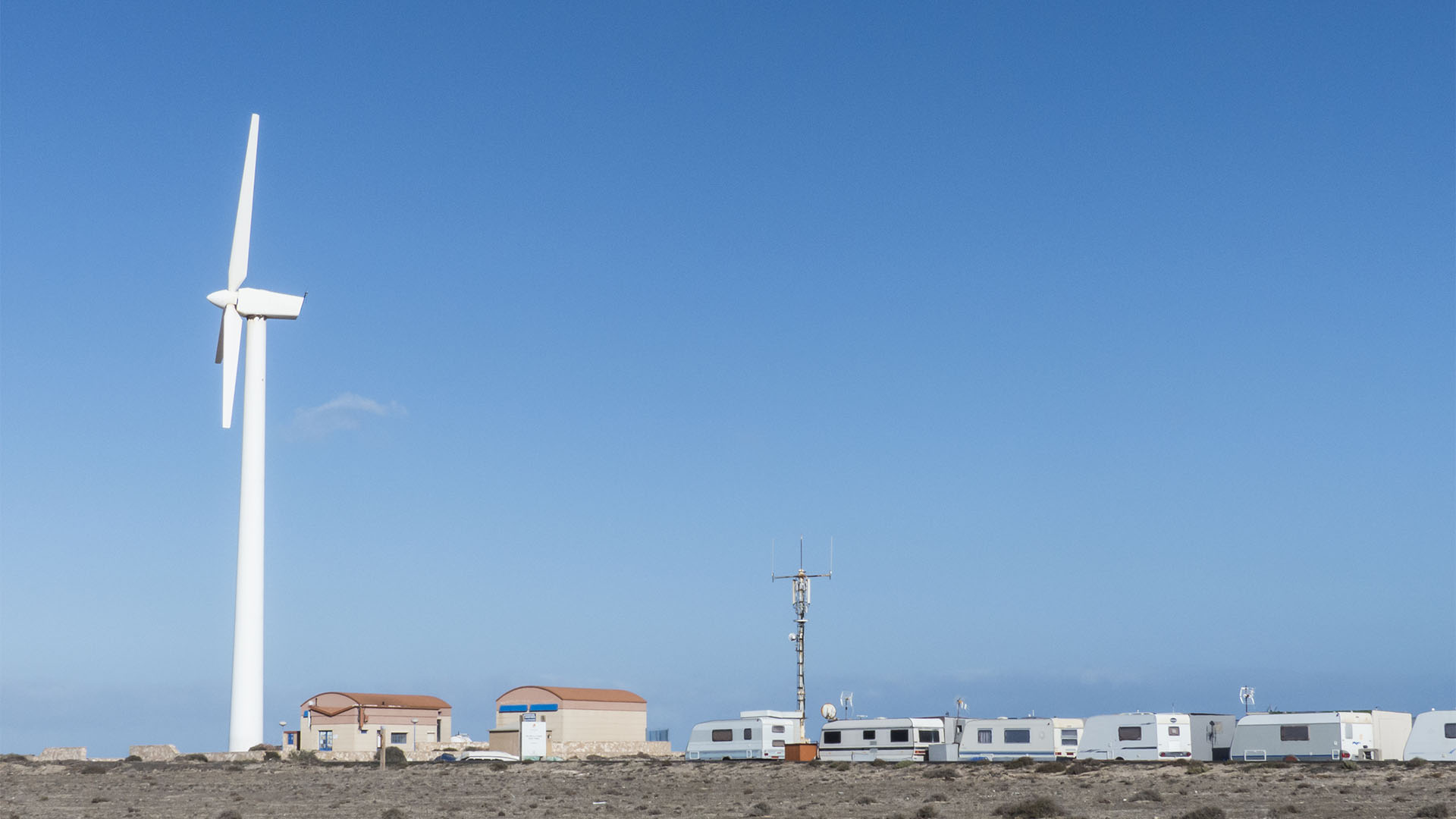 Die Meerwasserentsalzungsanlage in Puerto de la Cruz Fuerteventura.