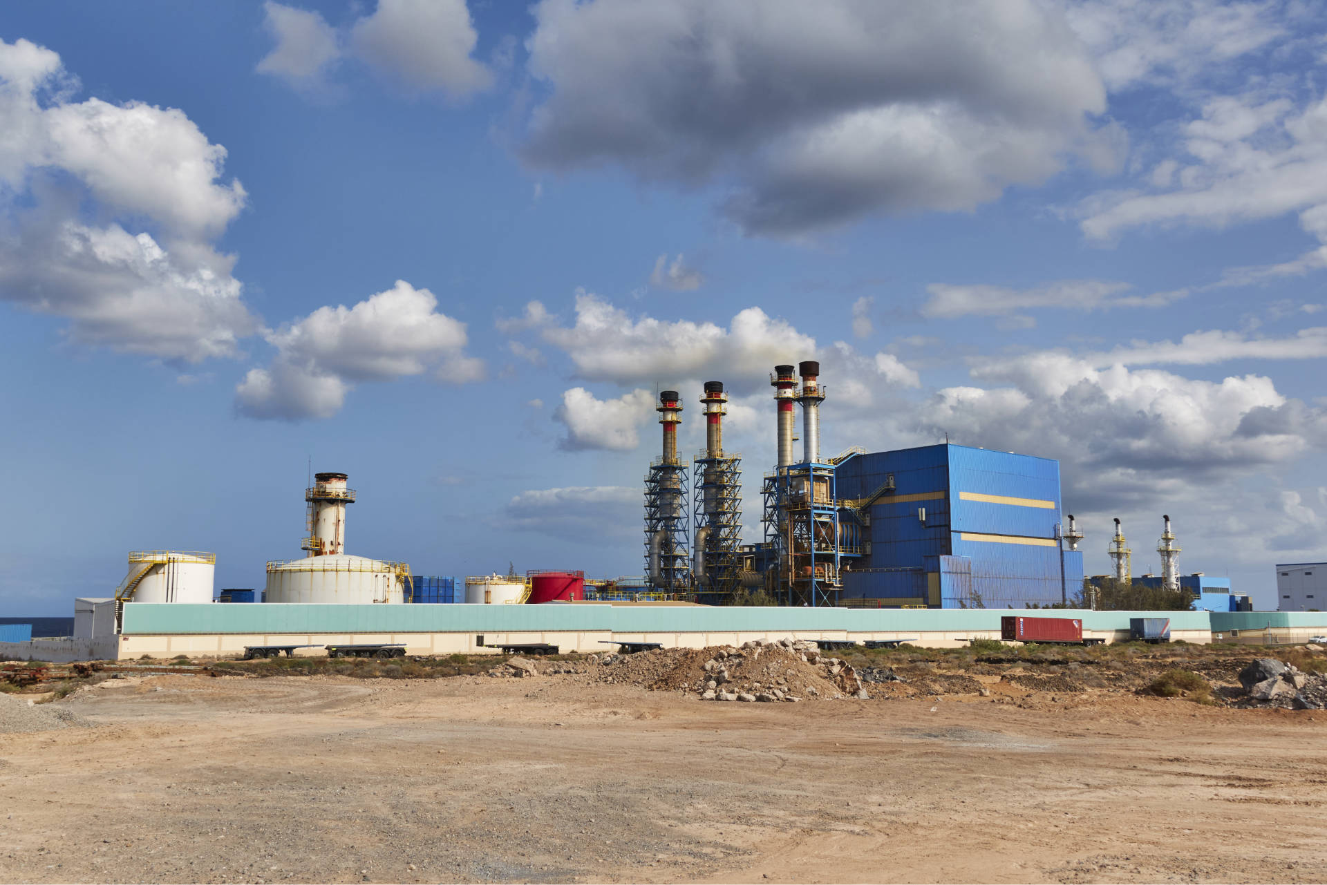 Stromerzeugung Fuerteventura – Kraftwerk Puerto del Rosario.