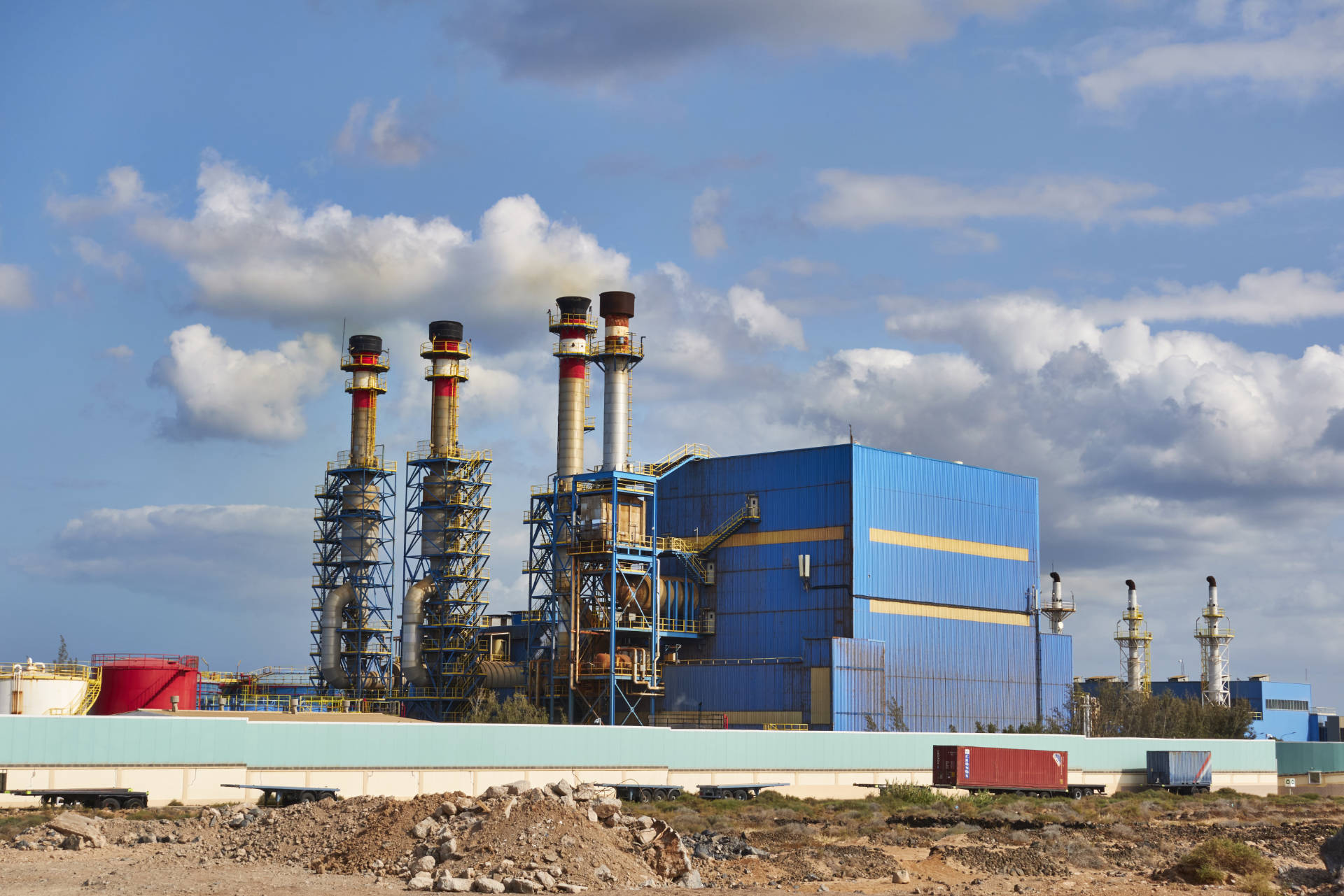 Stromerzeugung Fuerteventura – Kraftwerk Puerto del Rosario.