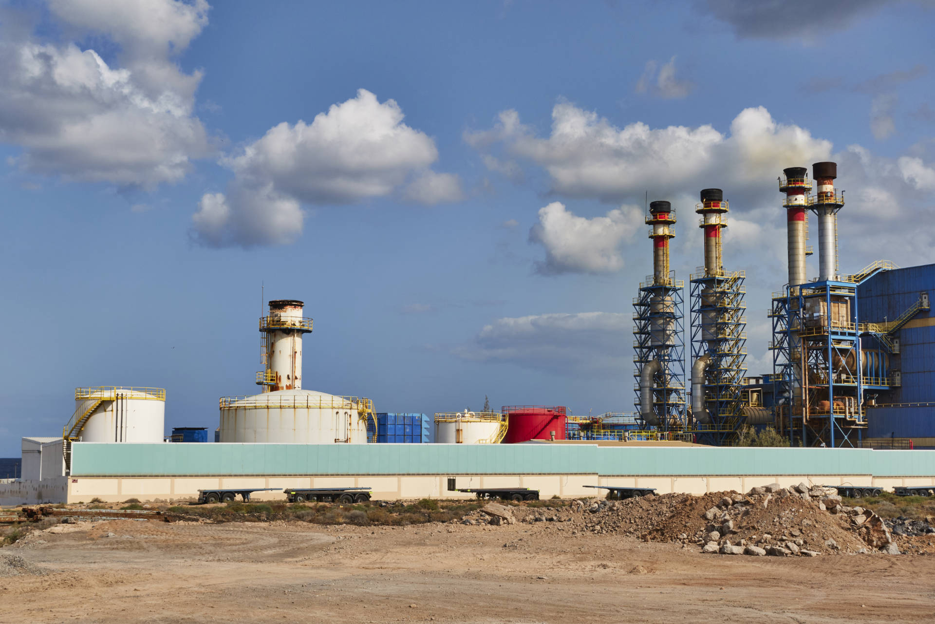 Stromerzeugung Fuerteventura – Kraftwerk Puerto del Rosario.