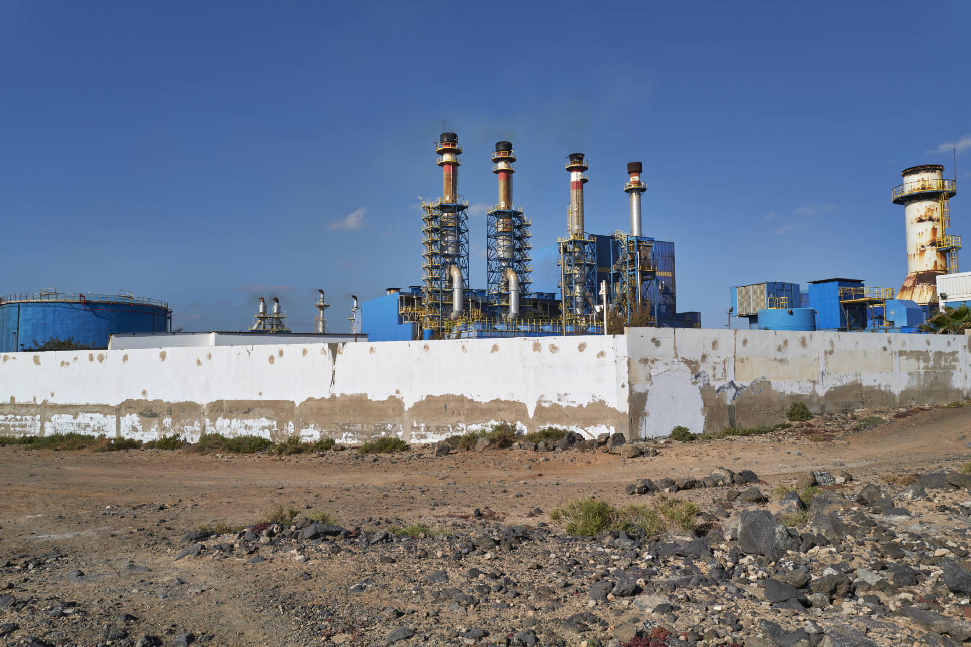 Stromerzeugung Fuerteventura – Kraftwerk Puerto del Rosario.