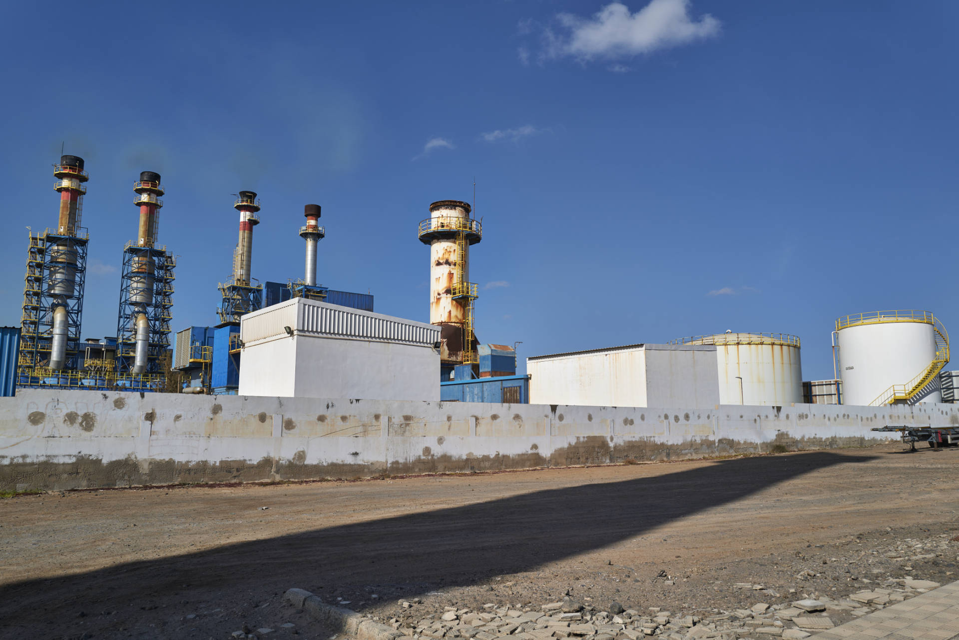 Stromerzeugung Fuerteventura – Kraftwerk Puerto del Rosario.