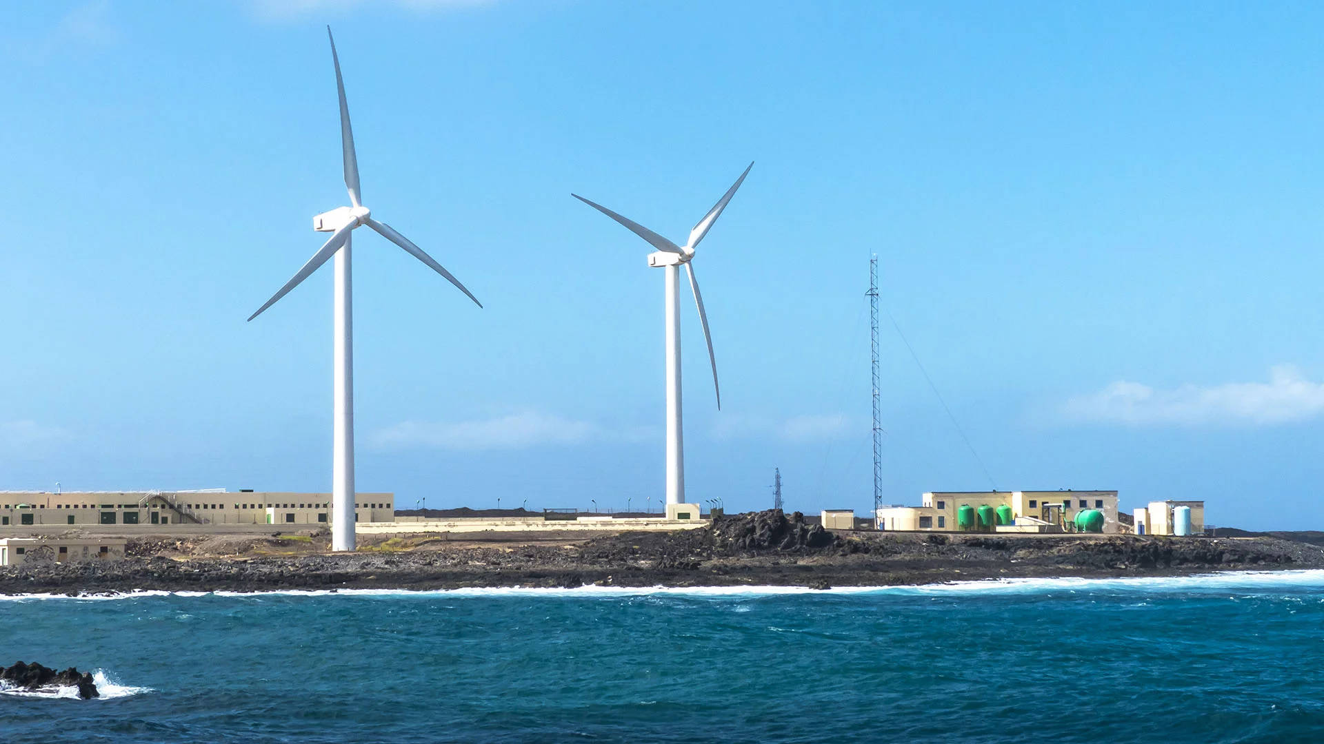 Seewasser Entsalzungsanlage Corralejo Fuerteventura.